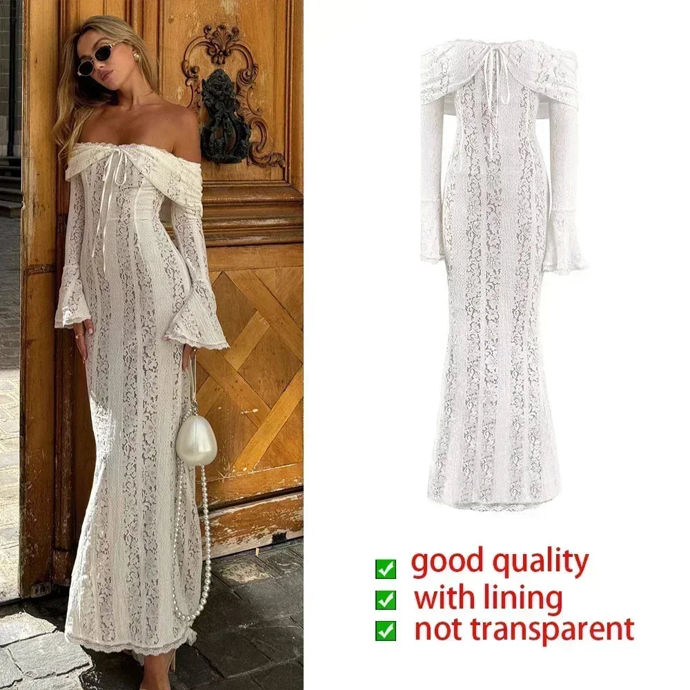 Suninheart White Off The Shoulder Autumn