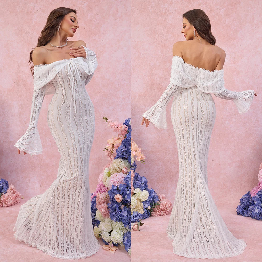 Suninheart White Off The Shoulder Autumn