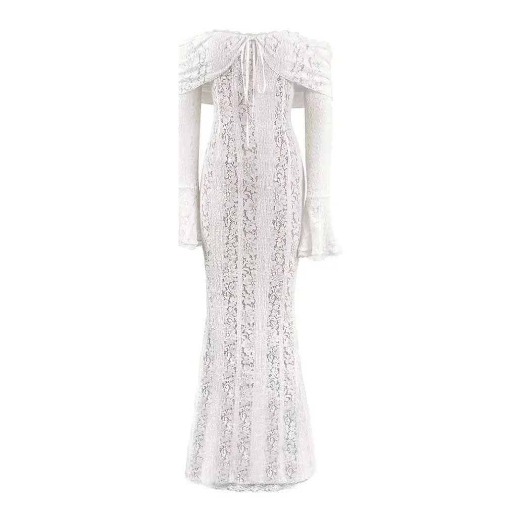 Suninheart White Off The Shoulder Autumn